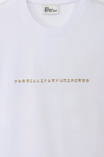 画像をギャラリービューアに読み込む, Fake katakana logo printTee/ザ・ミリタリーユニフォームズ 2024SS
