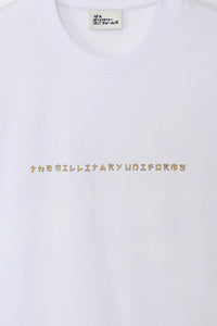 Fake katakana logo printTee/ザ・ミリタリーユニフォームズ 2024SS