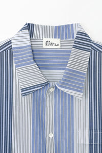 Military design striped shirt/ザ・ミリタリーユニフォームズ 2024SS